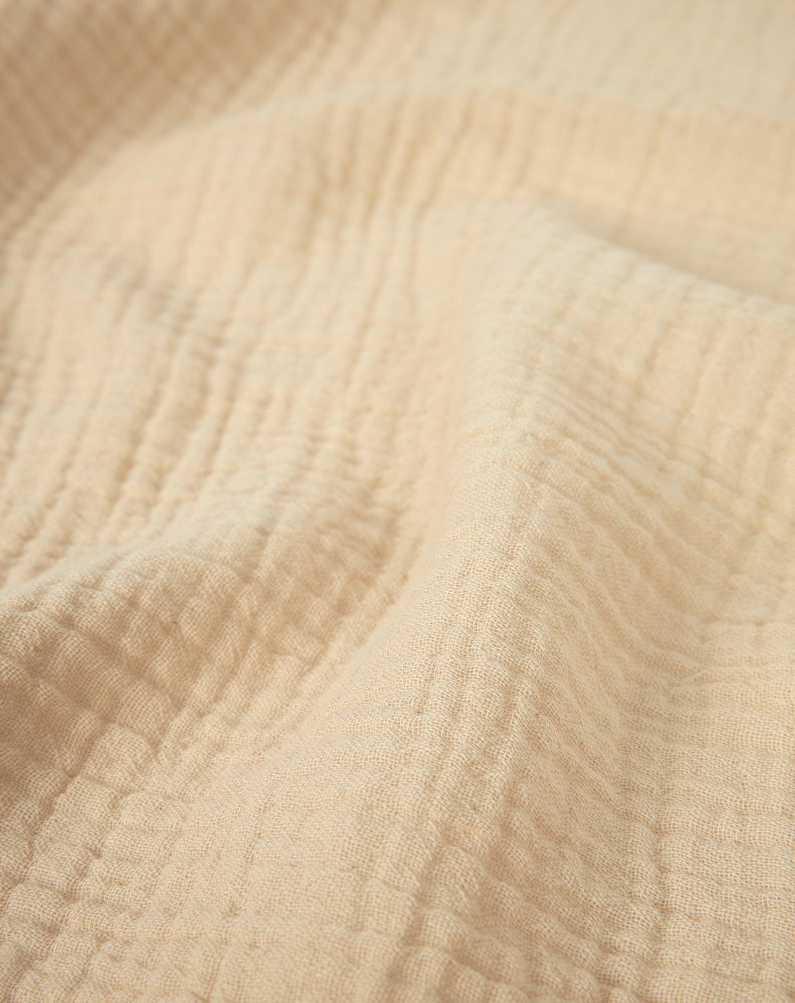 Coussin de maternité wabi-sabi en double gaze de coton lavée | Blanc
