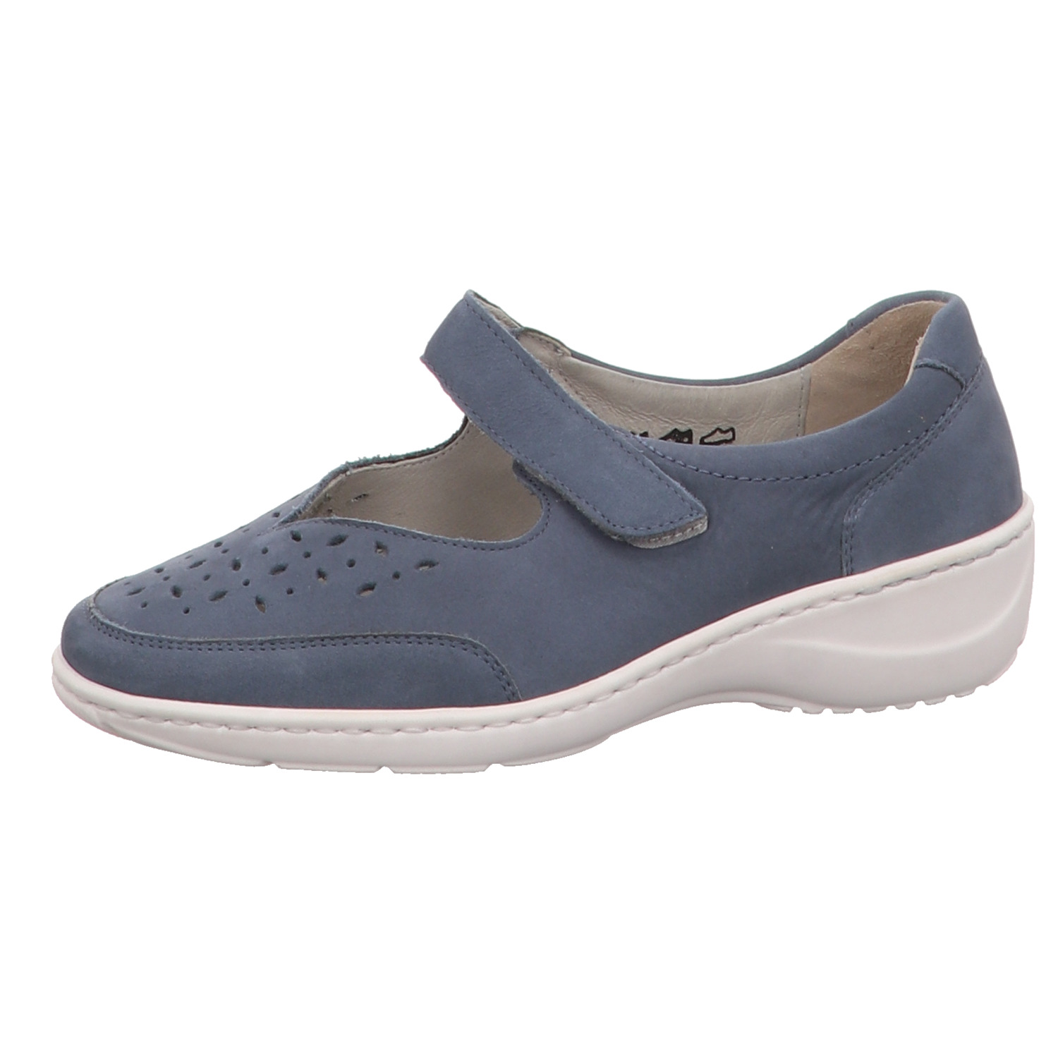 Waldläufer Spangenschuh blau blau