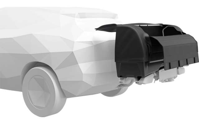 Thule Onto 2 Heckbox / Ladungsträger für Fahrradträger EasyFold 3 Volumen 300 Liter