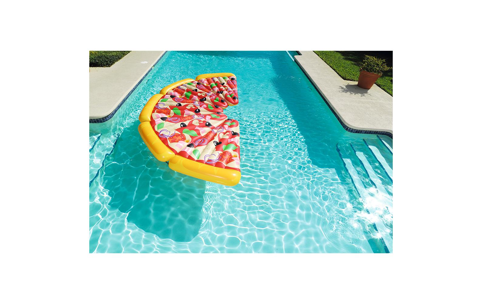 Pizza Party Lounge 188 x 130 cmLuftmatratze für Pool und Strand