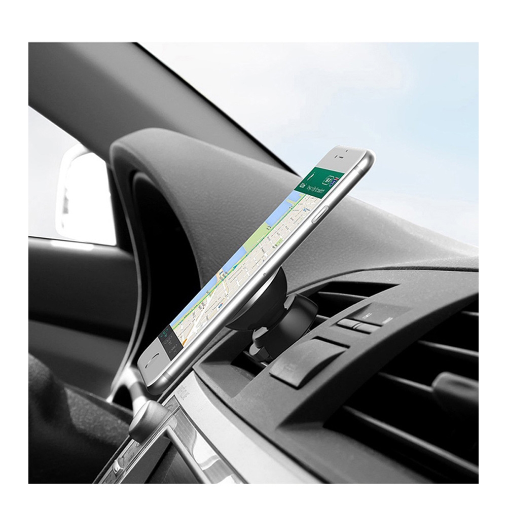 Auto KFZ Magnet Halterung für Lüftungsgitter - Schwarz