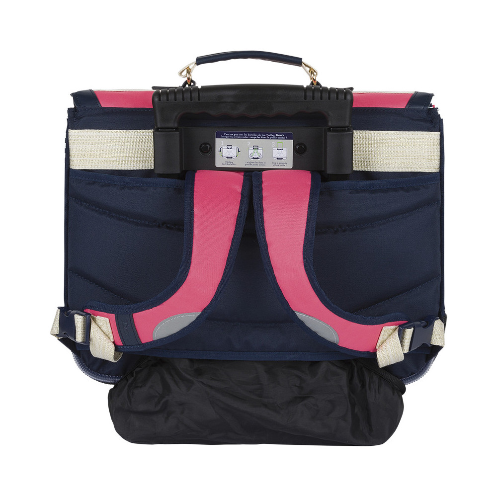 Cartable trolley Enora rose