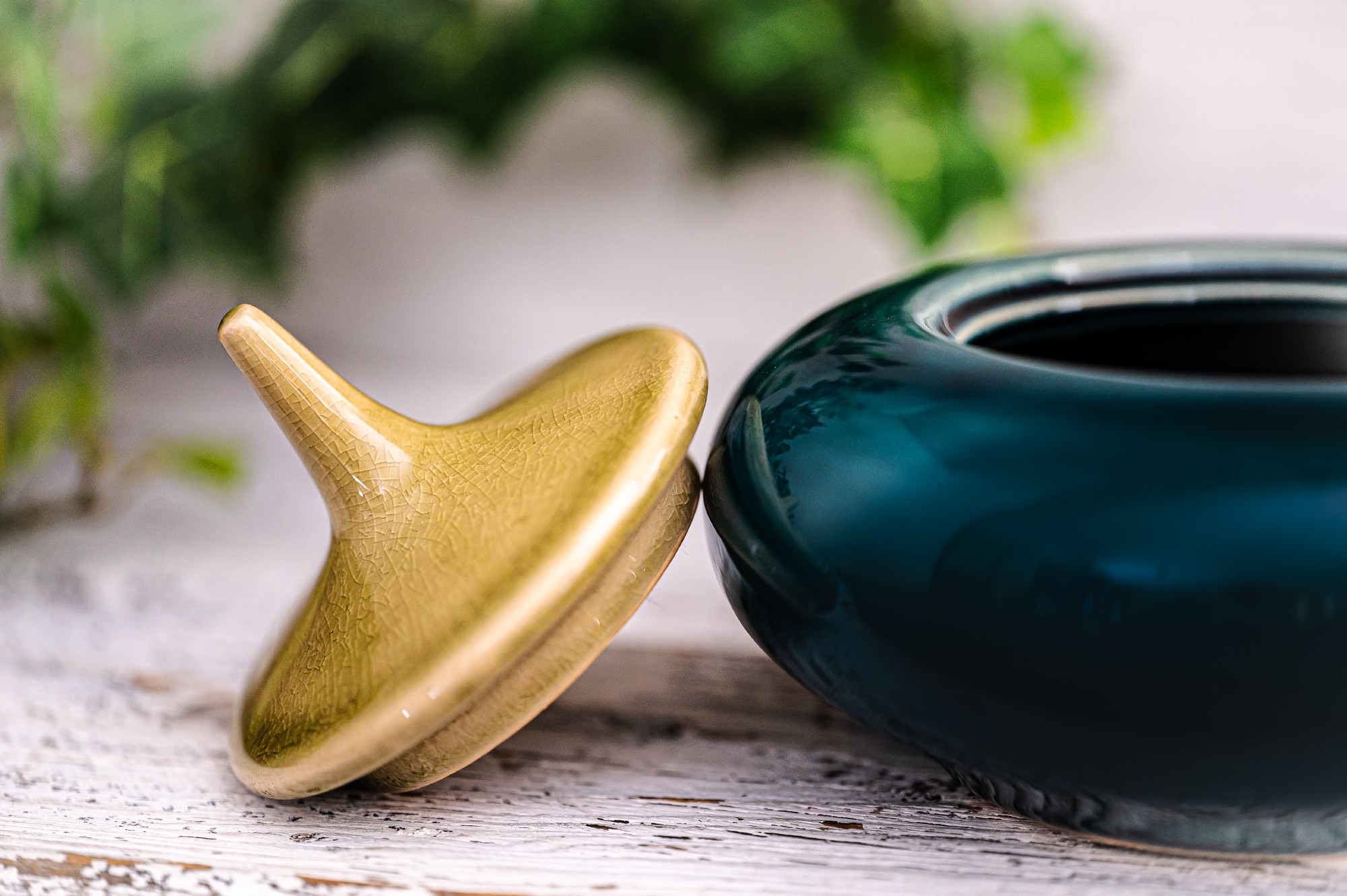 Deckelgefäß 'Vase Quin', Ø 15 cm, H 11 cm von fischer's lagerhaus