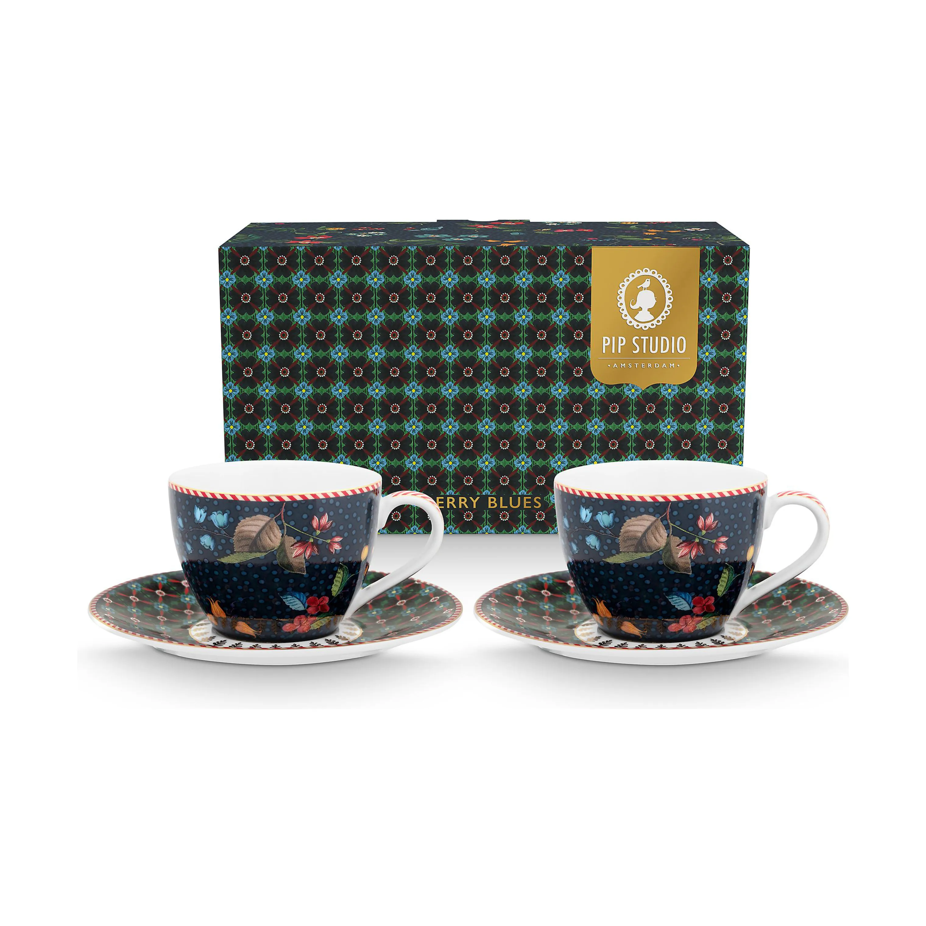 PIP Studio Berry Blues Espressokop - 2 stk.