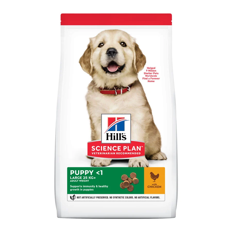 Ração Hill's Science Plan para Filhotes de Porte Grande com Sabor de Frango