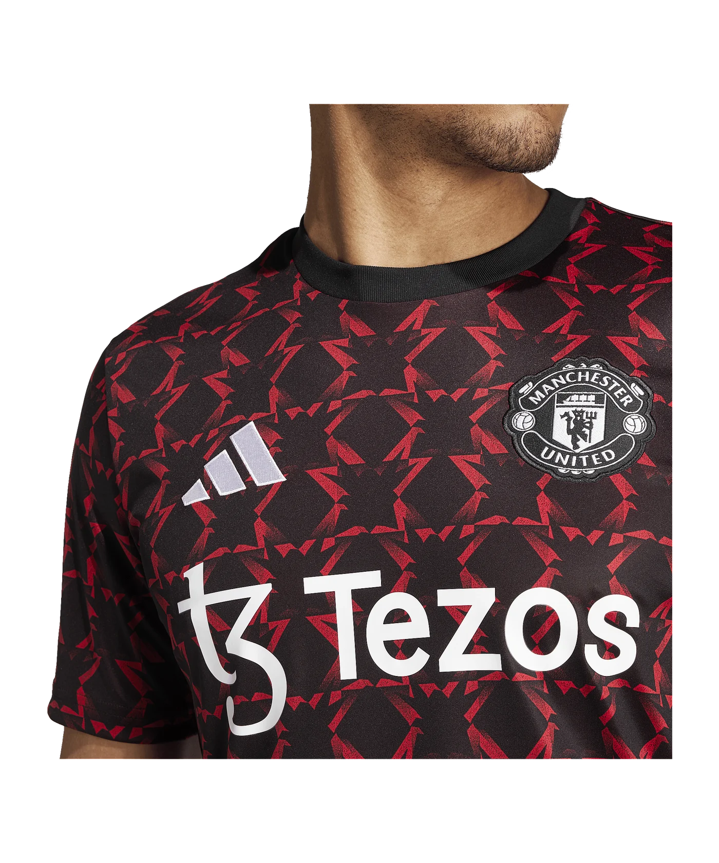 adidas Manchester United Prematch Shirt 2024/2025 Schwarz