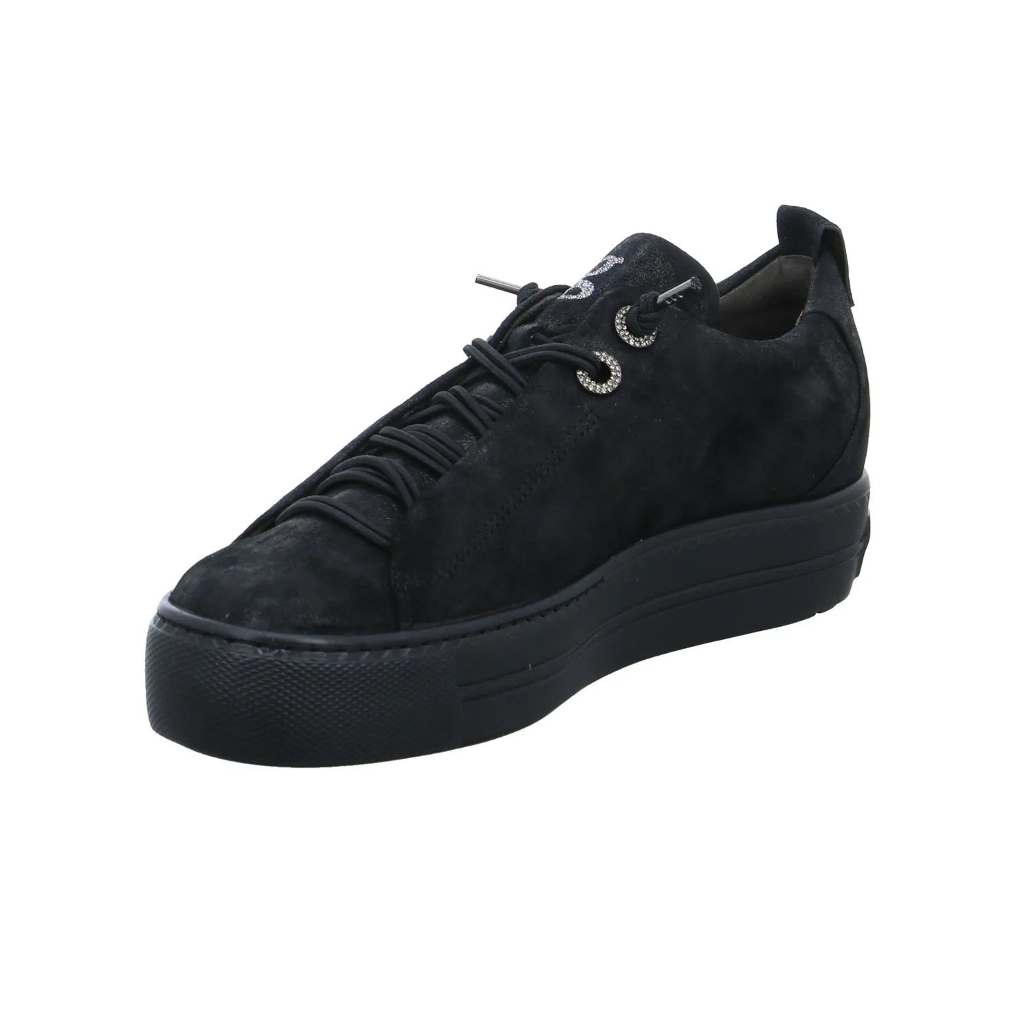 PAUL GREEN Sneaker Schwarz Leder