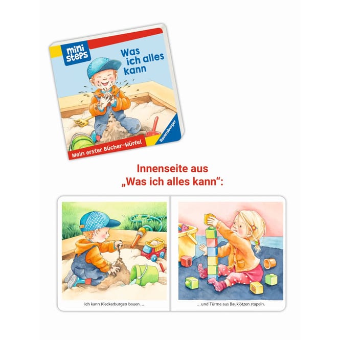 ministeps - Töpfchen, Schnuller, Gute Nacht - 6 Mini-Bücher im Set