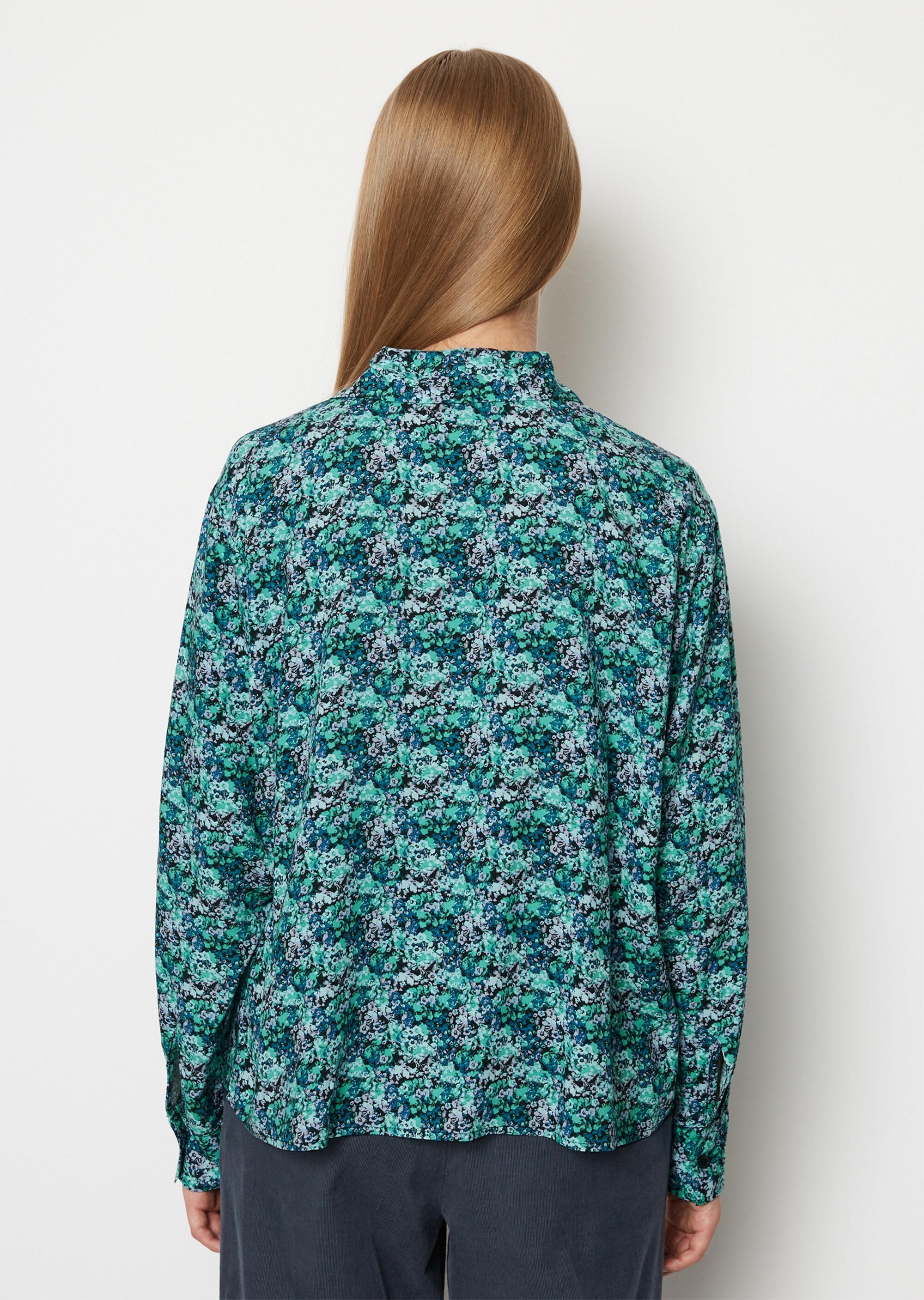 Print-Bluse looseaus LENZING™ ECOVERO™