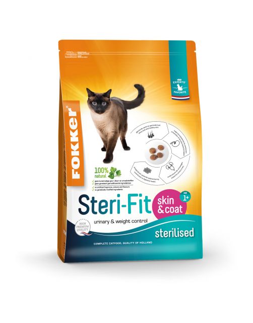 Fokker Steri-Fit Skin & Coat - Kattenvoer