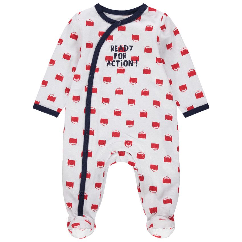 Lot de 2 dors-bien en coton print Batman - Rouge