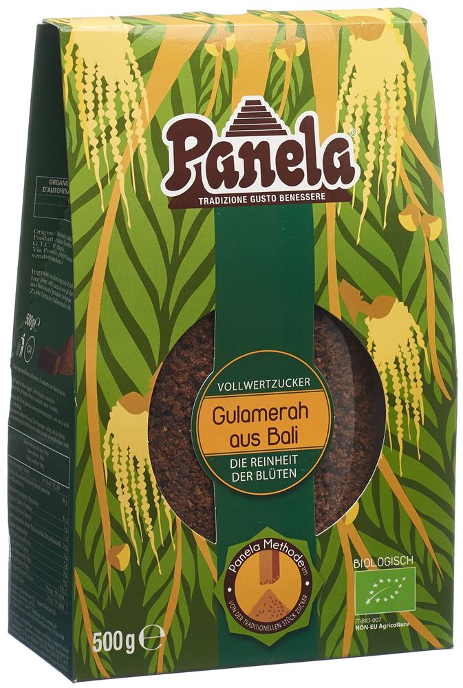 PANELA Kokosblütenzucker aus Bali<br>500 g, Bio