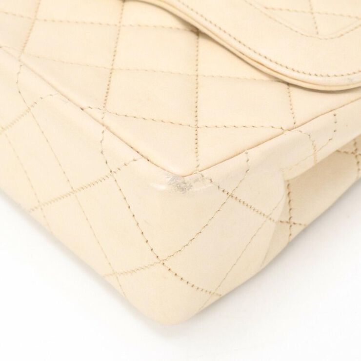 Chanel Vintage Chanel Flap Bag Beige