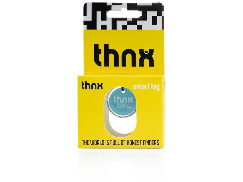 thnxtags thnx tag S Blau Smart Tag mit kostenloser und benutzerfreundlicher App