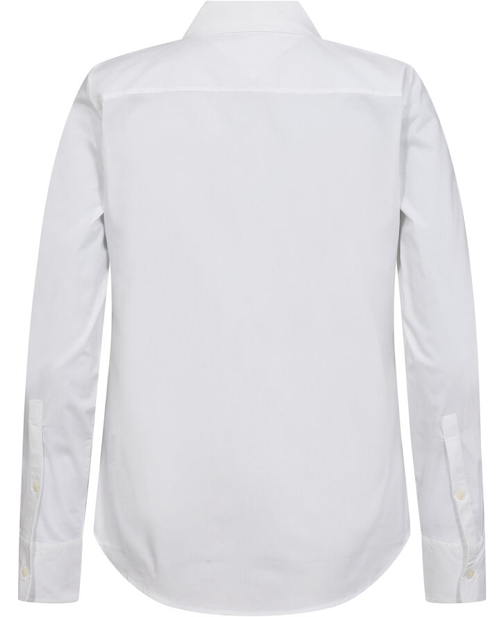 Tommy Hilfiger COTTON STRETCH REGULAR LS SHIRT Th optic white