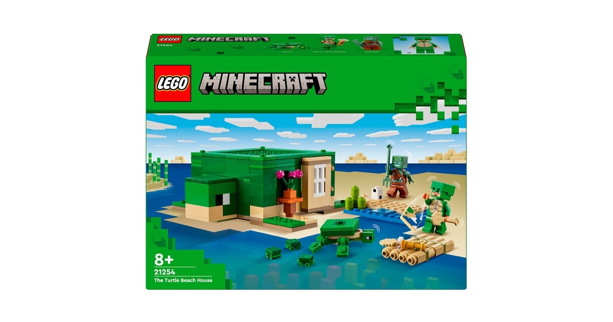LEGOMinecraft - Het schildpadstrandhuis Constructiespeelgoed  (21254)