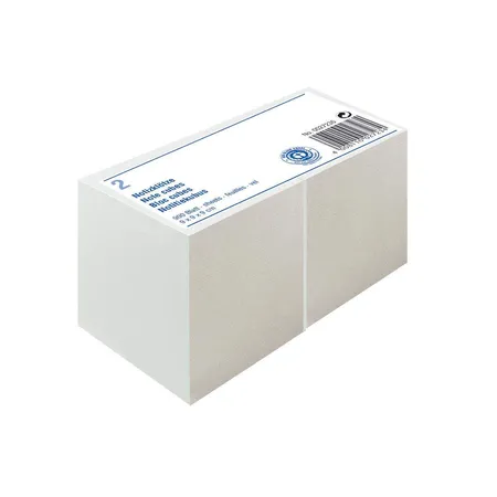 Herlitz Notizwürfel / Notizklotz mit 900 Blatt, 90 x 90 x 90, 2 Stück