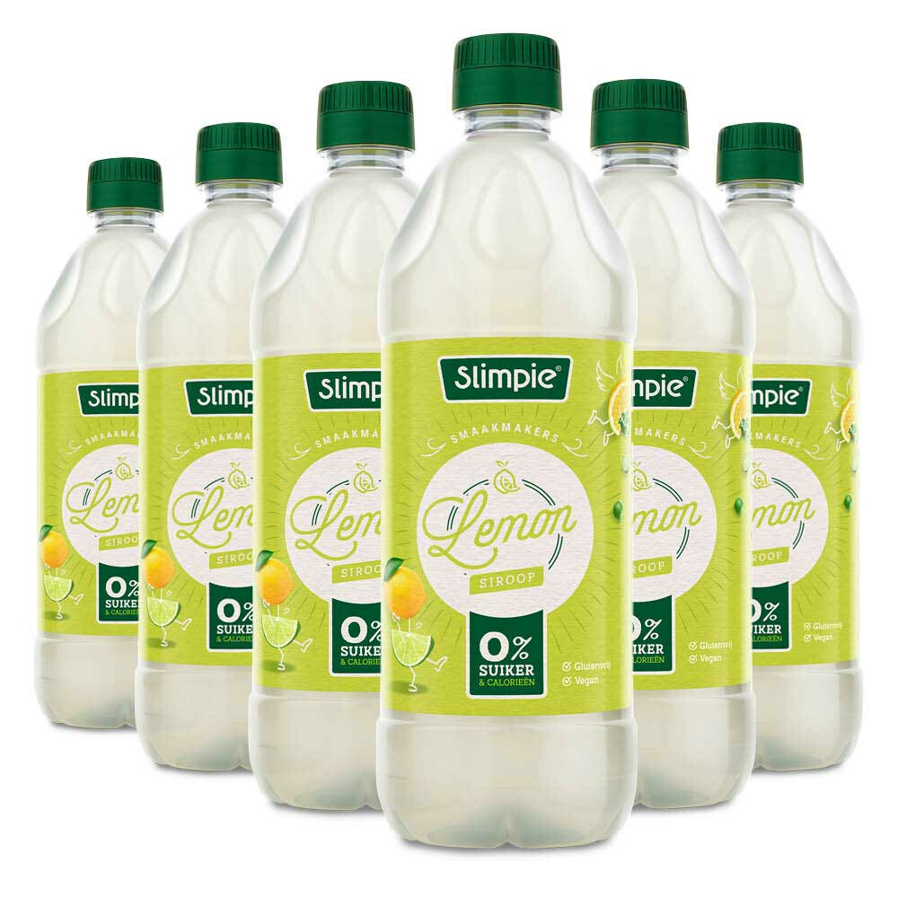 6x Slimpie Siroop Lemon650 ml