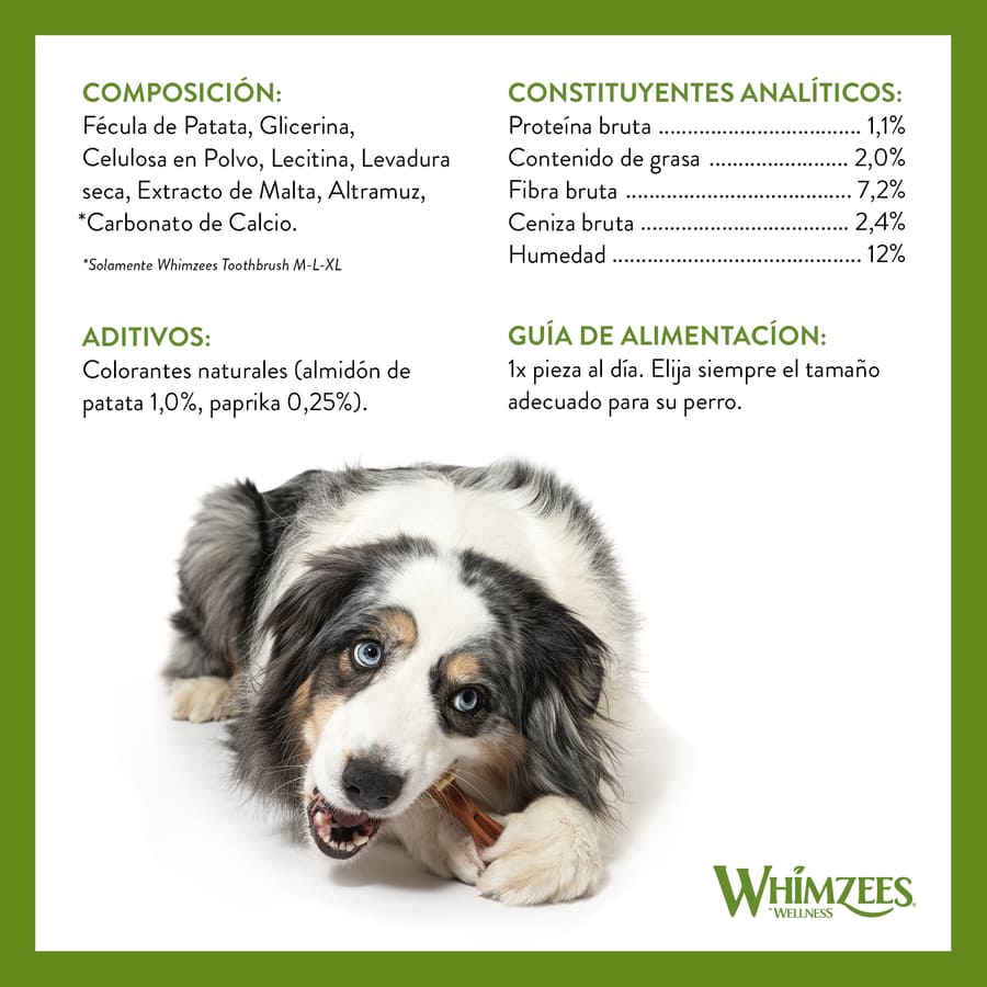 Petiscos dentais Whimzees para cães de raças pequenas