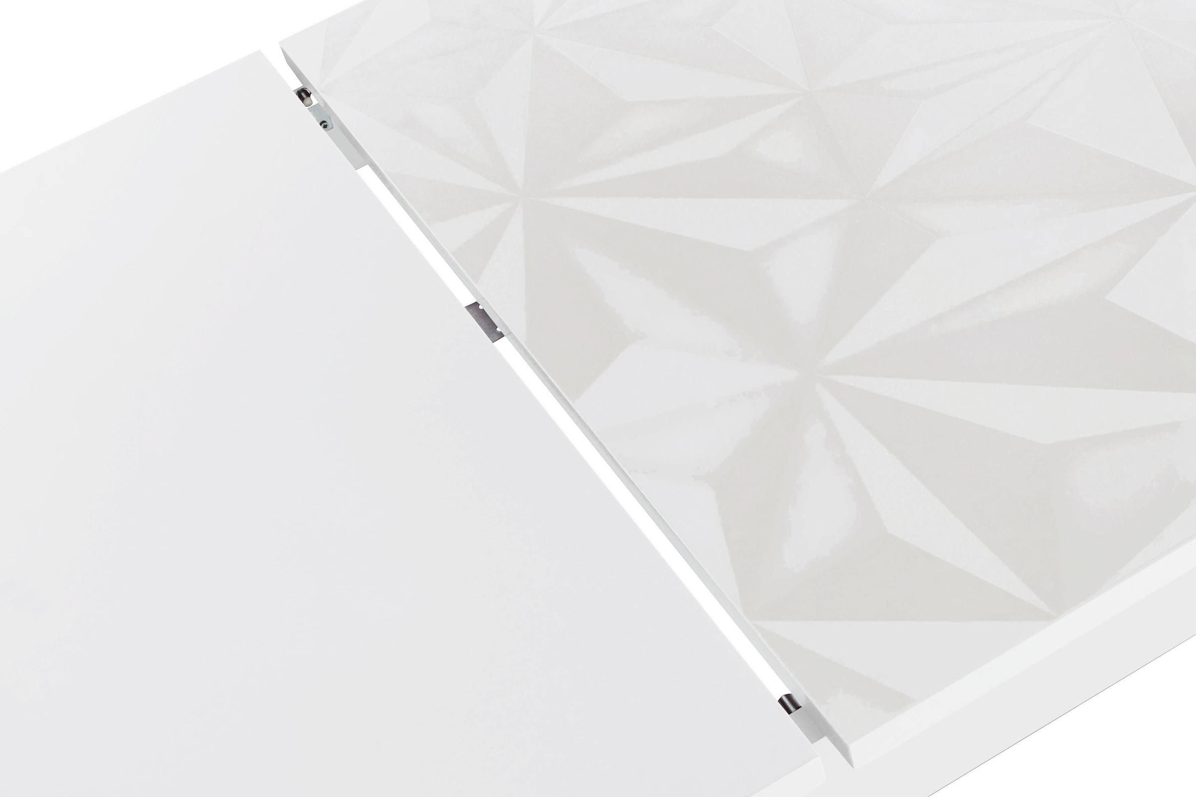 INOSIGN Esstisch »Prisma 180x90 cm, Esszimmertisch, ausziehbar, erweiterbar auf 228 cm« rechteckig,Tischplatte Stärke 22 mm u. mit elegantem Siebdruck