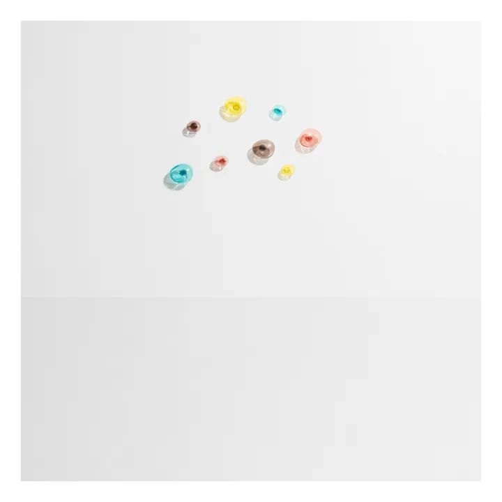 Petite friture Patère en verre Bubble grande | Bleu