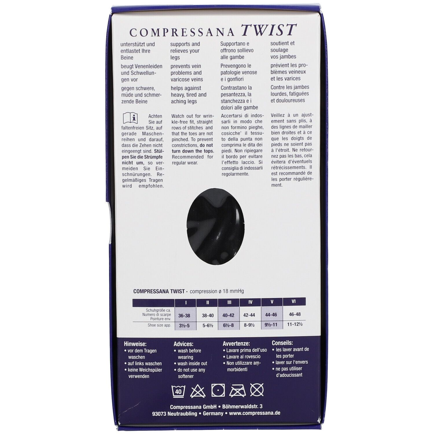 COMPRESSANA Twist 42 - 44 Gr. 4