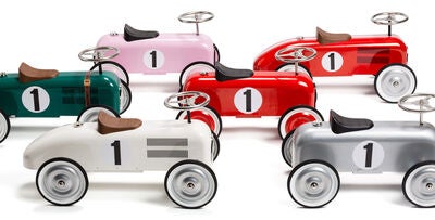 Mini Speeders Classic Gåbil, Hvit