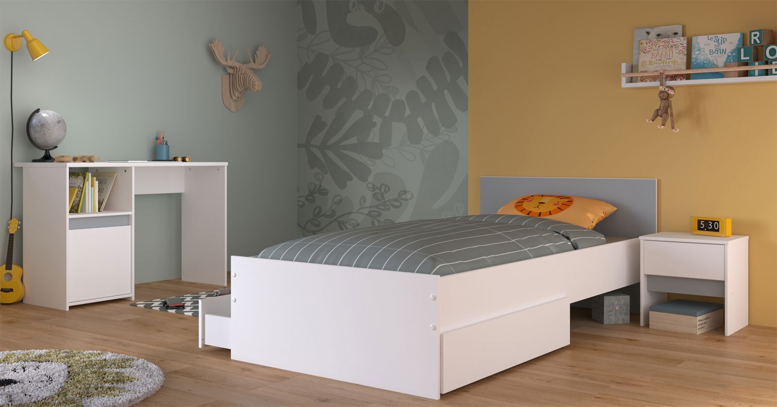 Parisot Kinderzimmer PIROUETTE 27 weiß