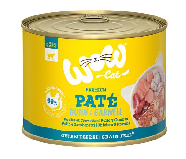 WOW® Cat Nassfutter für Katzen Premium Paté