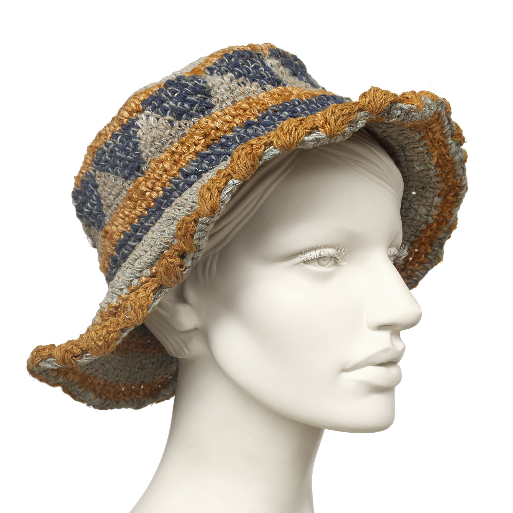 Sommerhut, multicolor, aus Hanf und Baumwolle günstig bestellen