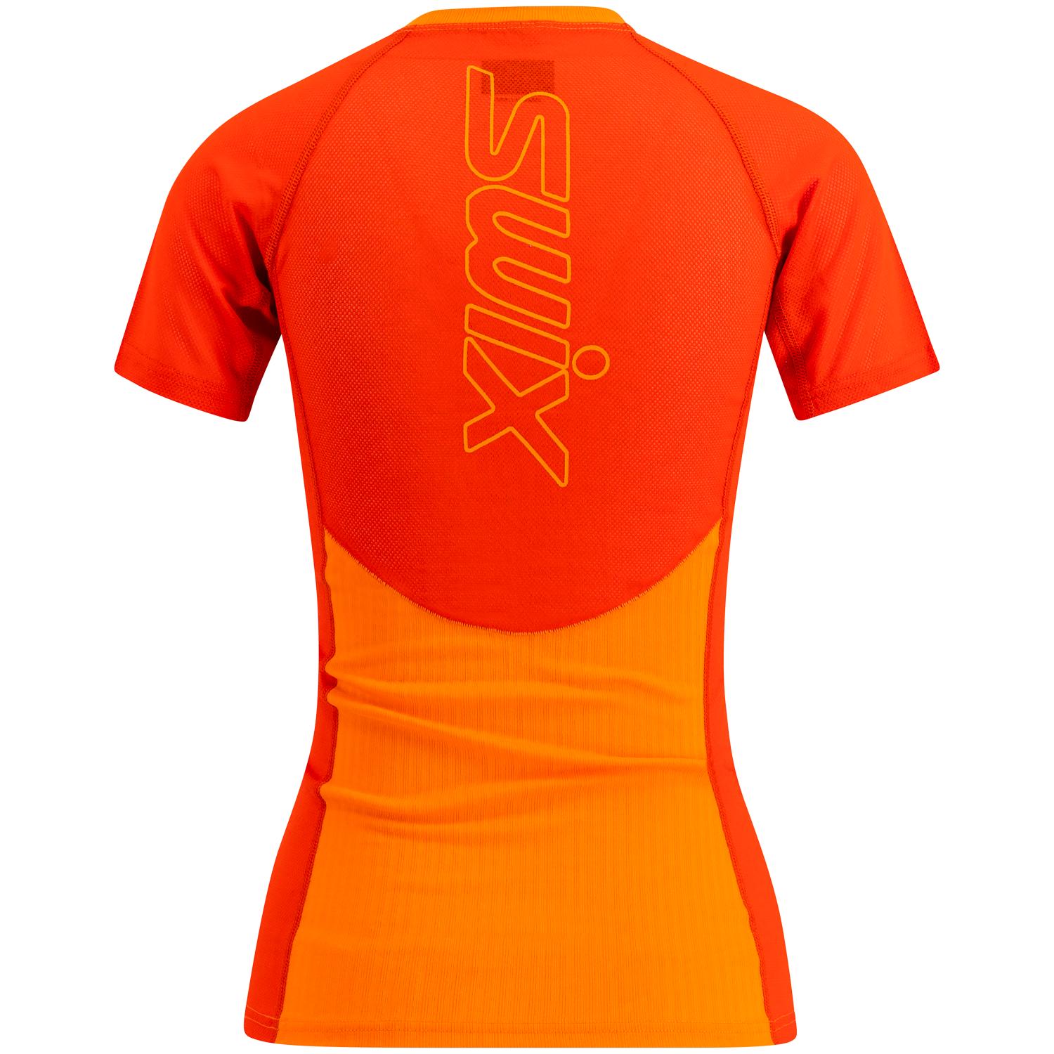 Swix RaceX Light Short Sleeve Womens Sunrise/Fiery Red