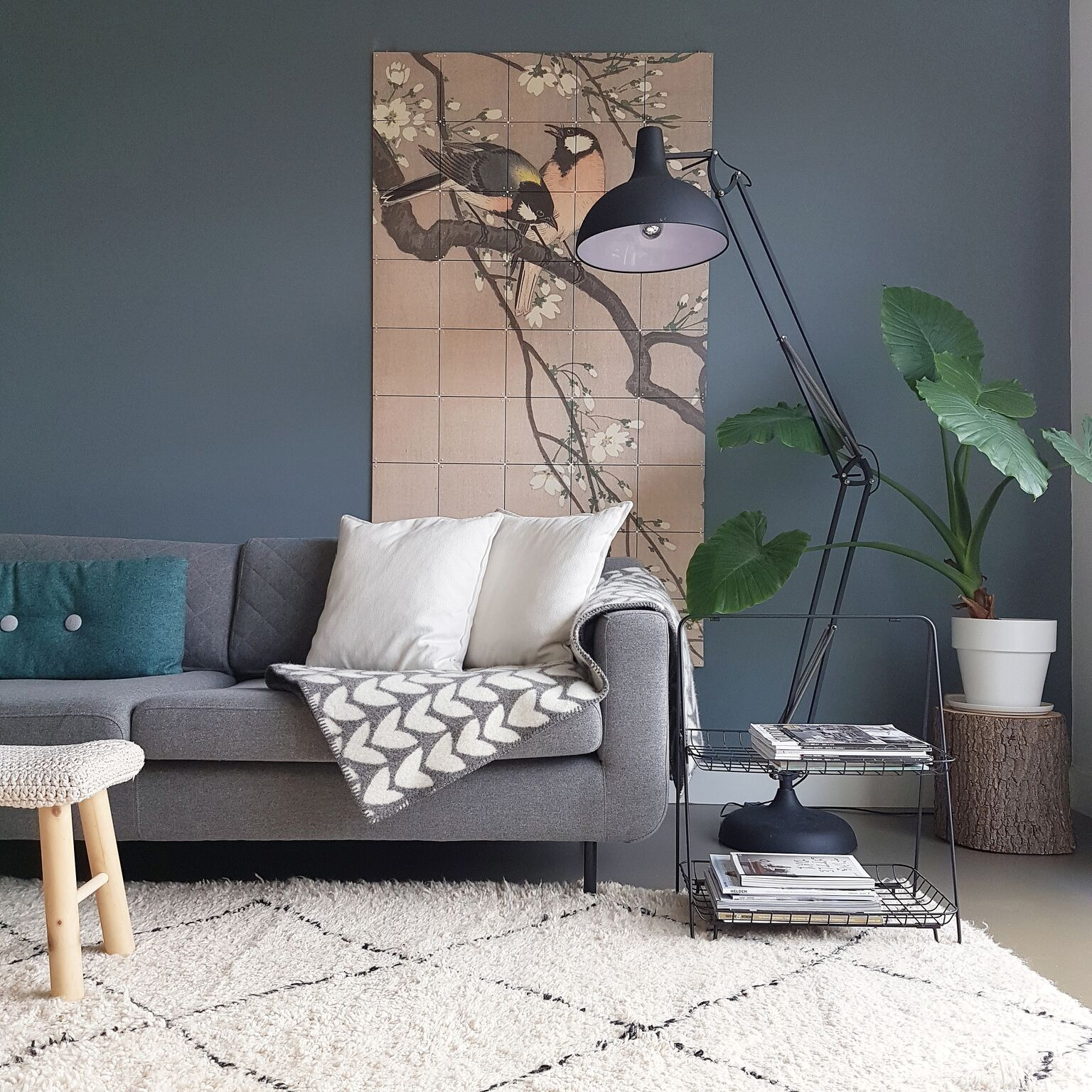 IXXI Birds on a Cherry Branch 60 x 120 cm