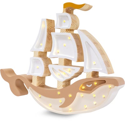 Little Lights Lampe Skip, Pirate Brown