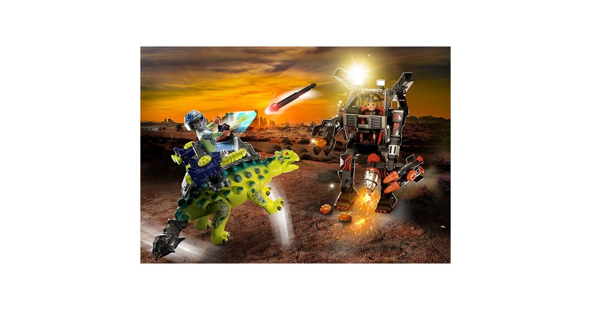 PLAYMOBILDino Rise - Saichania: verdediging van de vechtersbazen Constructiespeelgoed  (70626)