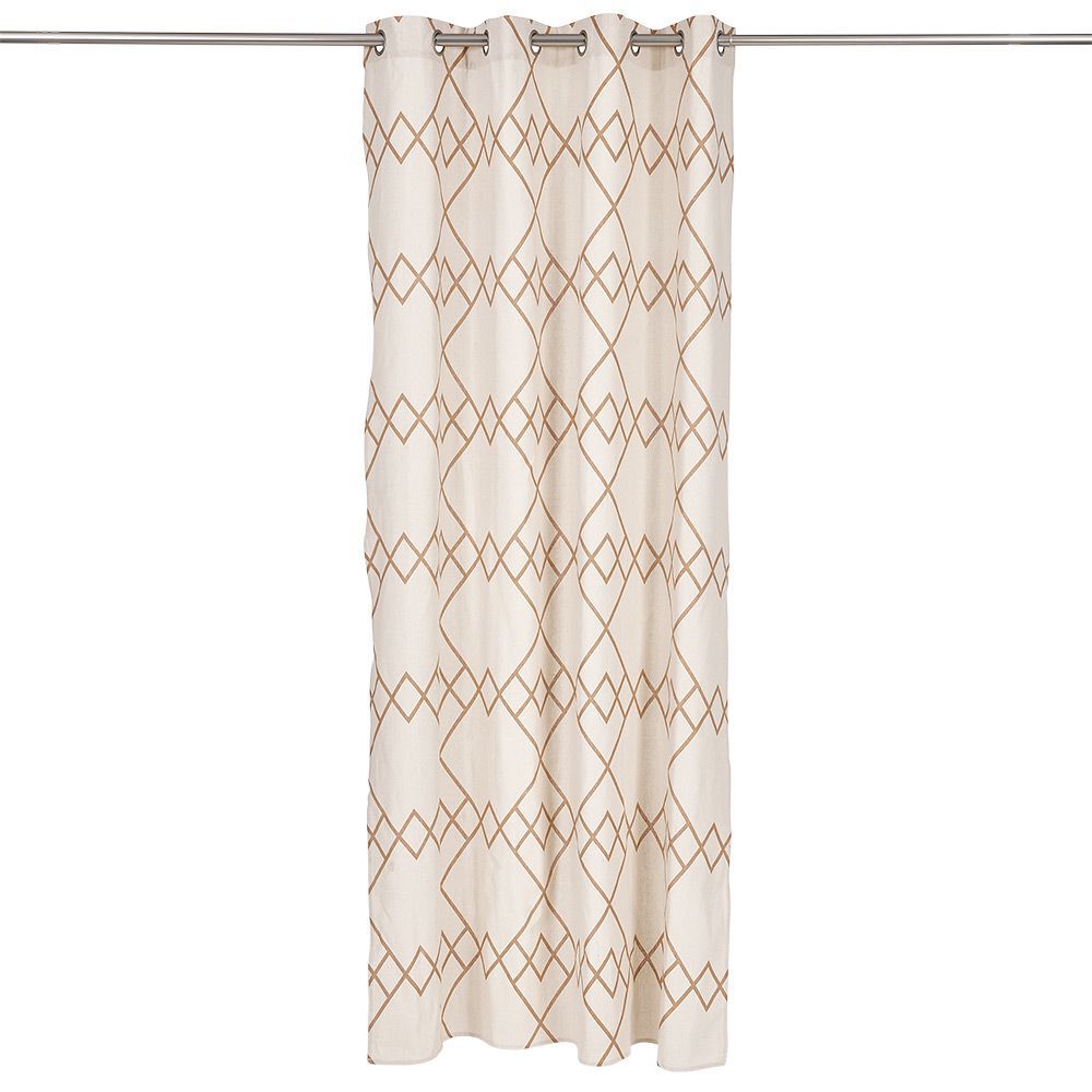 Rideau polycoton 140x240cm berbère beige