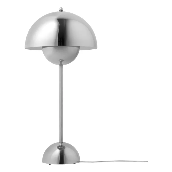 & Tradition Lampe à poser Flowerpot VP3, Verner Panton, 1969 | Chromé