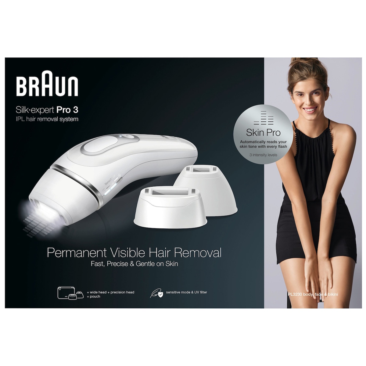 Braun Silk-Expert Pro 3 lysbasert hårfjerning PL3230