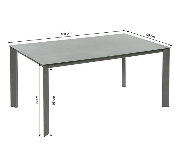 Dehner Gartentisch Nancy, ca. B160/H75/T90 cm