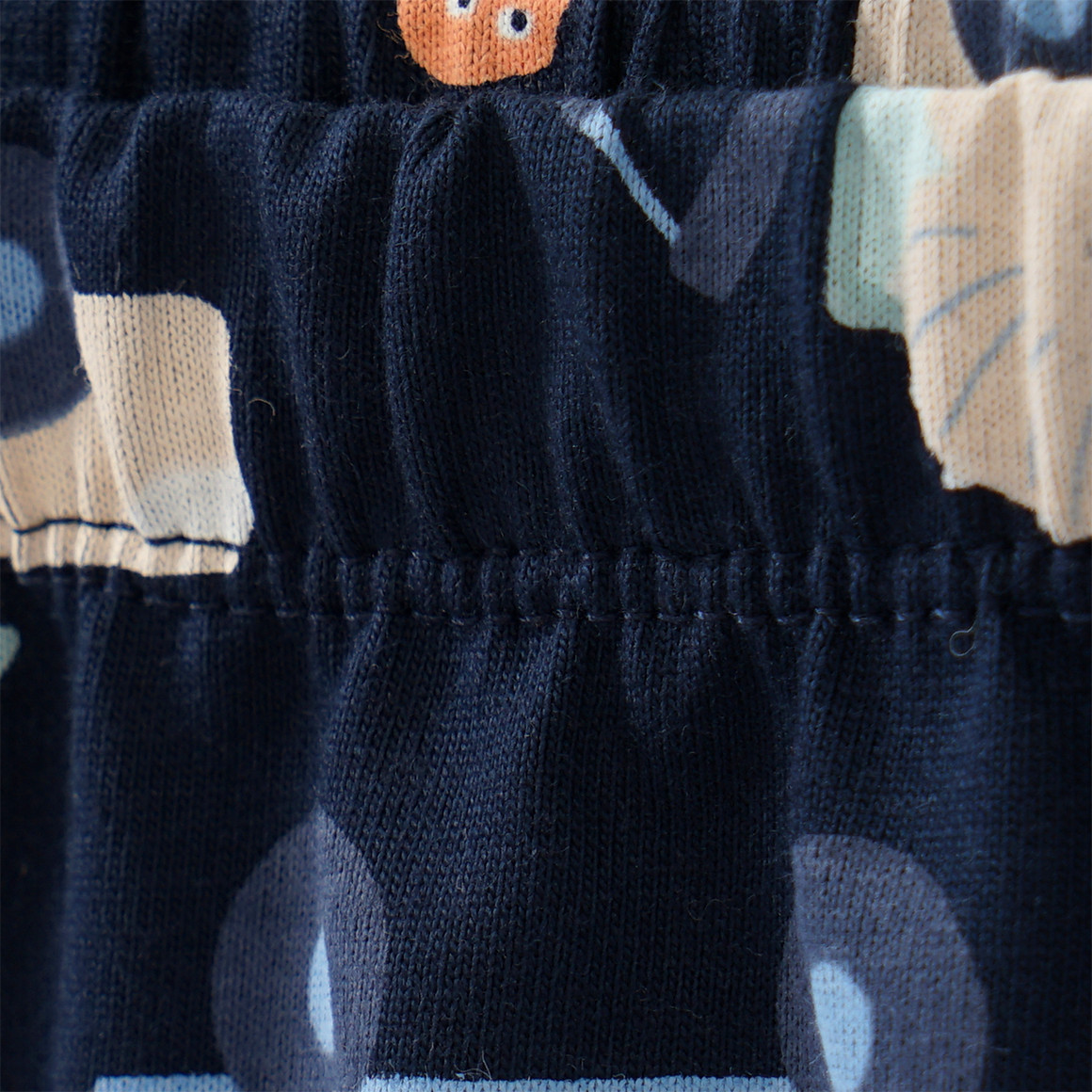 Topomini Baby Shorty mit Dino-Allover dunkelblau / bunt
