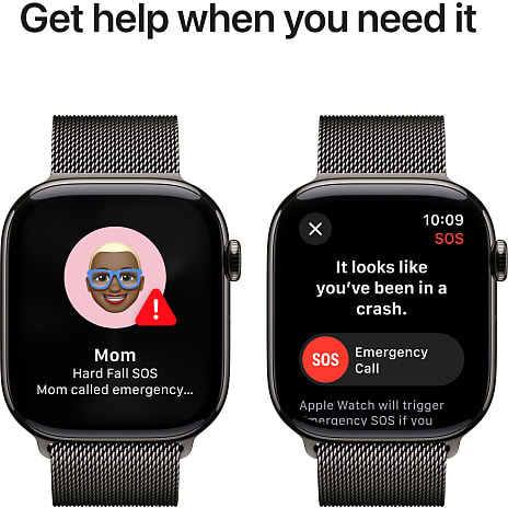 Apple Watch S10 Cell 46 mm - Slate Titanium Milanese Band