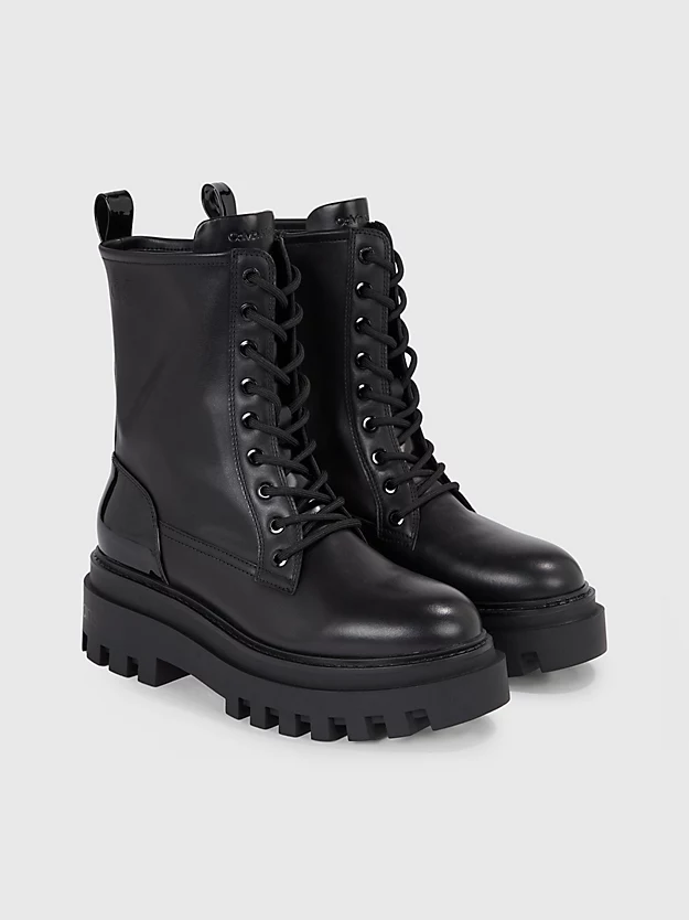 Botas de couro pesado