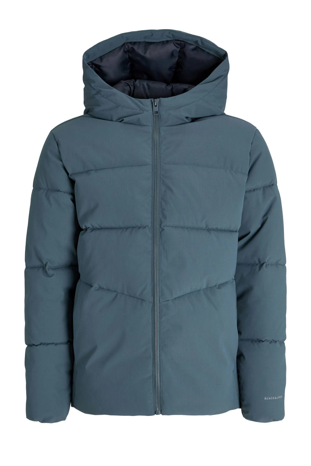 JACK & JONES JUNIOR gewatteerde jas blauw