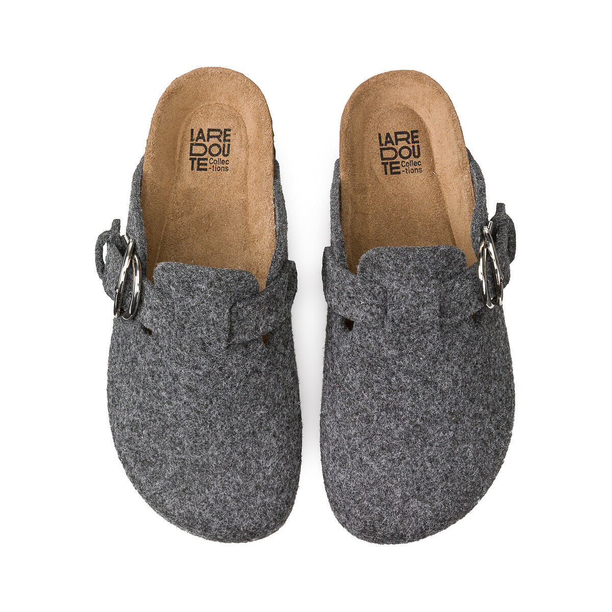 COLEÇÕES LA REDOUTE<br>Mulas de feltro