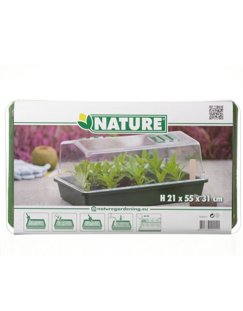 Nature Kweekkas Groen&Transparant - Kweekbakken