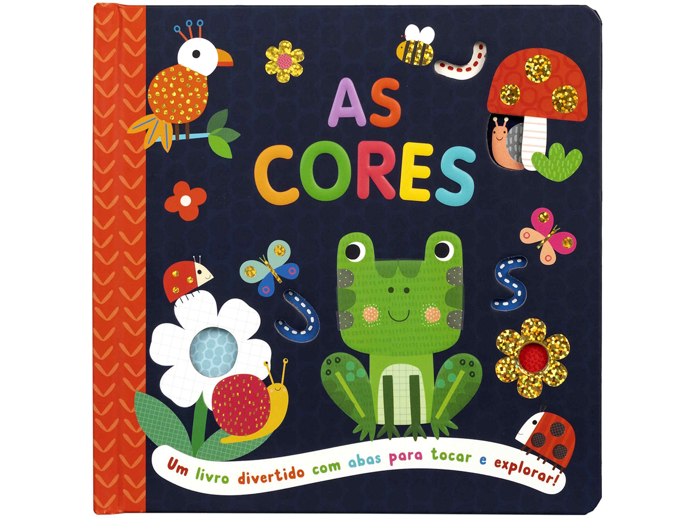LIVRO AS CORES - UM LIVRO DIVERTIDO COM ABAS PARA TOCAR