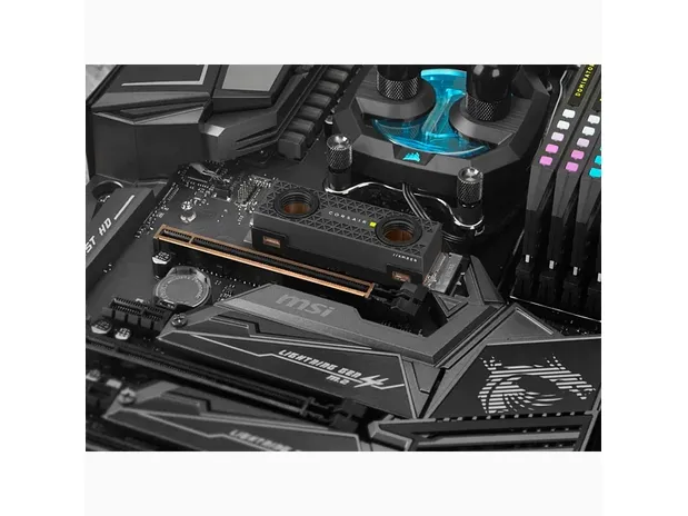 CORSAIR MP600 PRO XT - Hydro X Edition - SSD - krypteret - 2 TB - intern - M.2 2280 - PCIe 4.0 x4 (NVMe) - 256-bit AES - sort