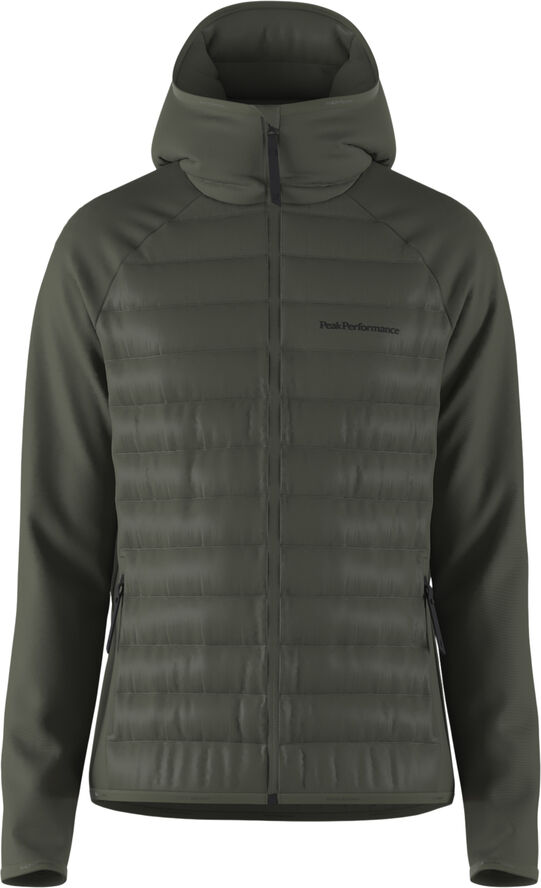 Peak Performance M Down Hybrid Hood Jacket-PINE NEED Pine needle