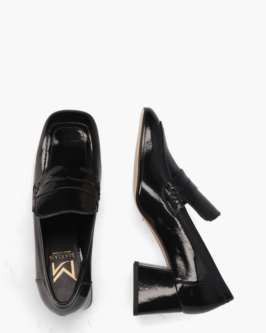 Marian Juliet Zwart Damesloafers
