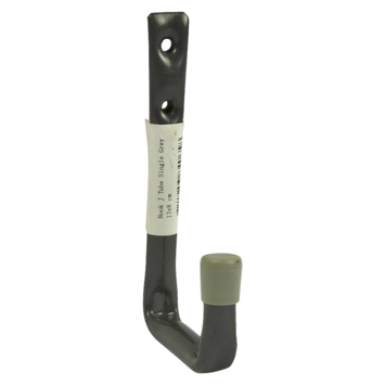 Duraline ophanghaak J-vormig enkel grijs 14,5x11,5 cm