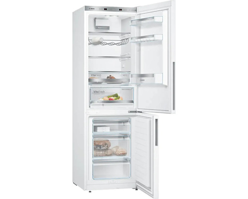 Bosch KGE36AWCA koel-vriescombinatie, afmetingen (B x H x D): 600 x 1860 x 650 mm, koelgedeelte: 214 l, vriesgedeelte: 94 l